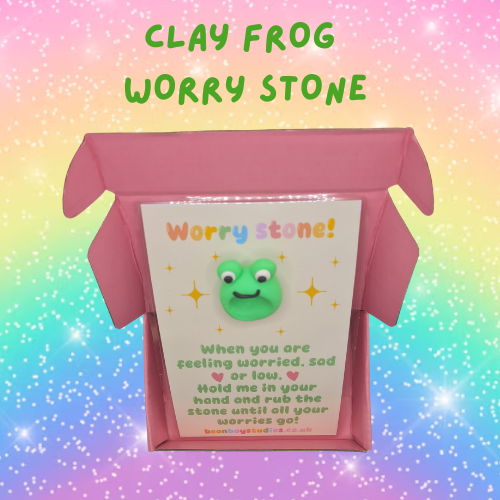 Clay Worry Stone - FROG