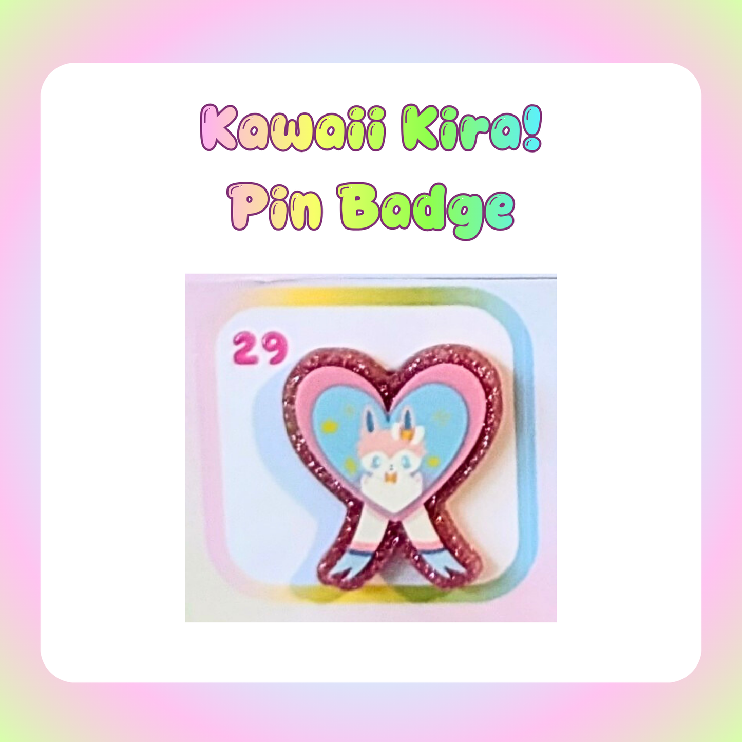 Kawaii Kira! Pin Badge