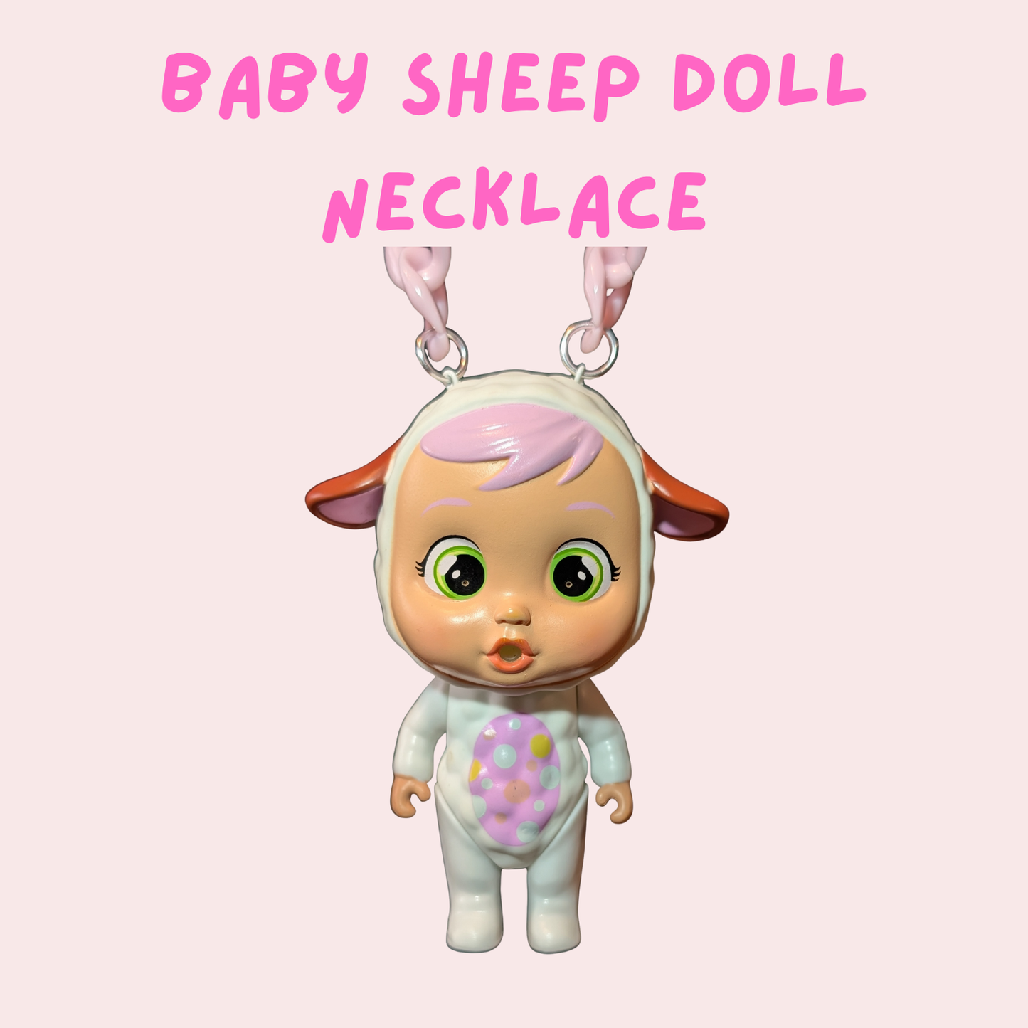 Baby Sheep Doll Necklace