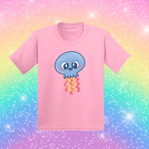 Jitters The Jellyfish! - Sensory Friendly Inclusive T- Shirt