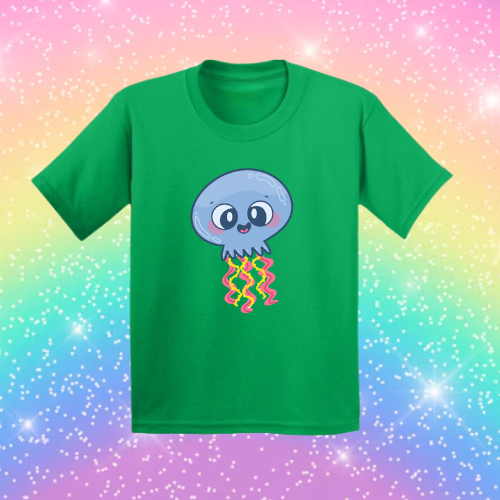 Jitters The Jellyfish! - Sensory Friendly Inclusive T- Shirt