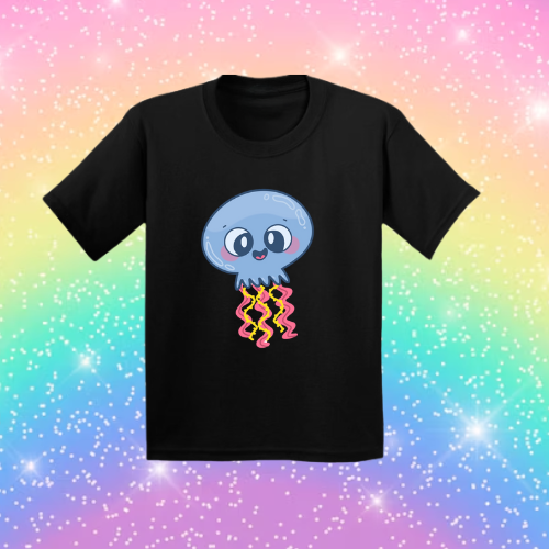 Jitters The Jellyfish! - Sensory Friendly Inclusive T- Shirt