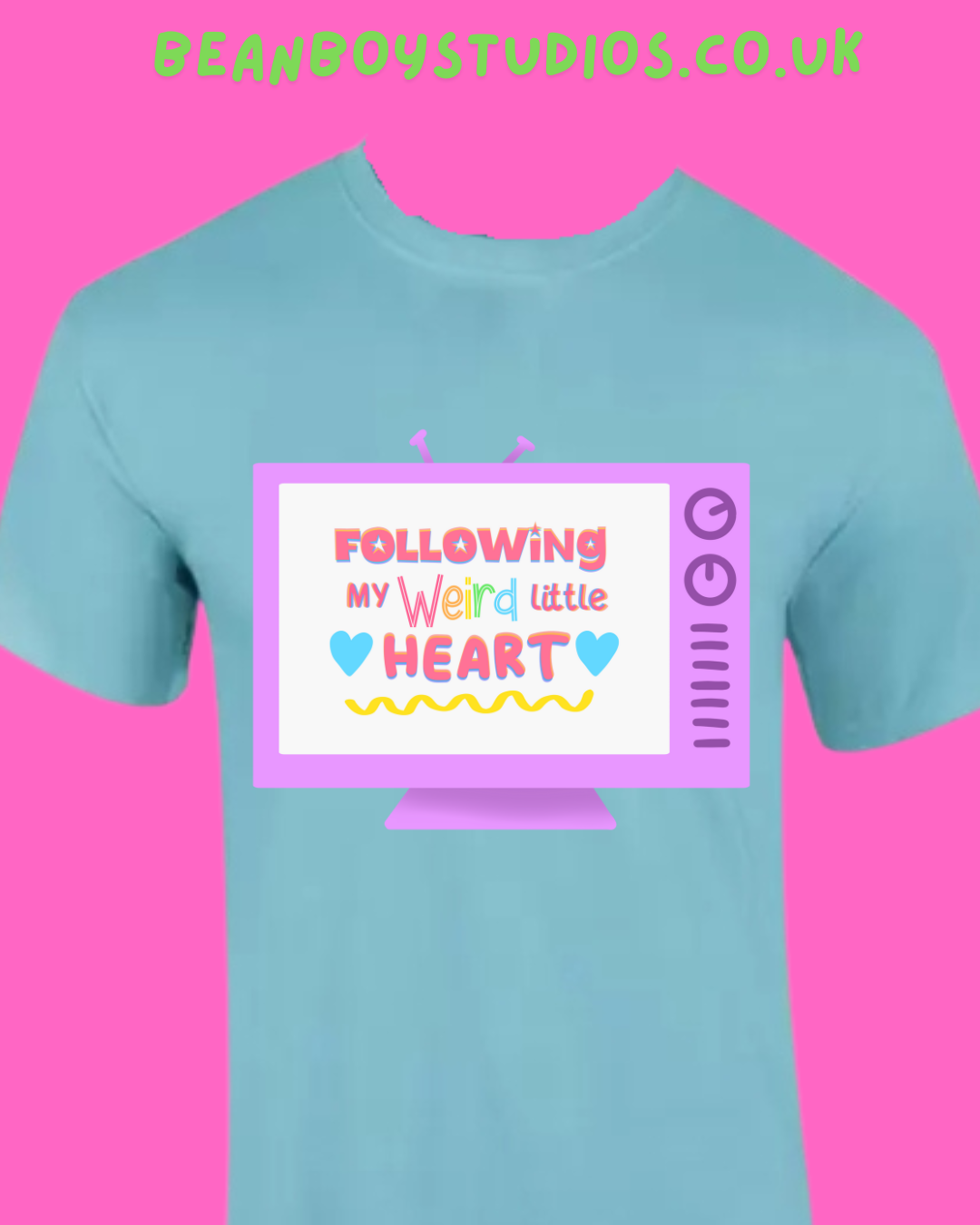 Following my weird little heart! - Sensory friendly inclusive T-Shirt