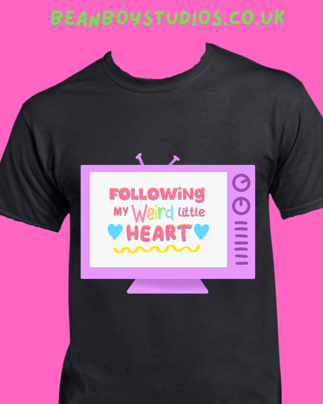 Following my weird little heart! - Sensory friendly inclusive T-Shirt