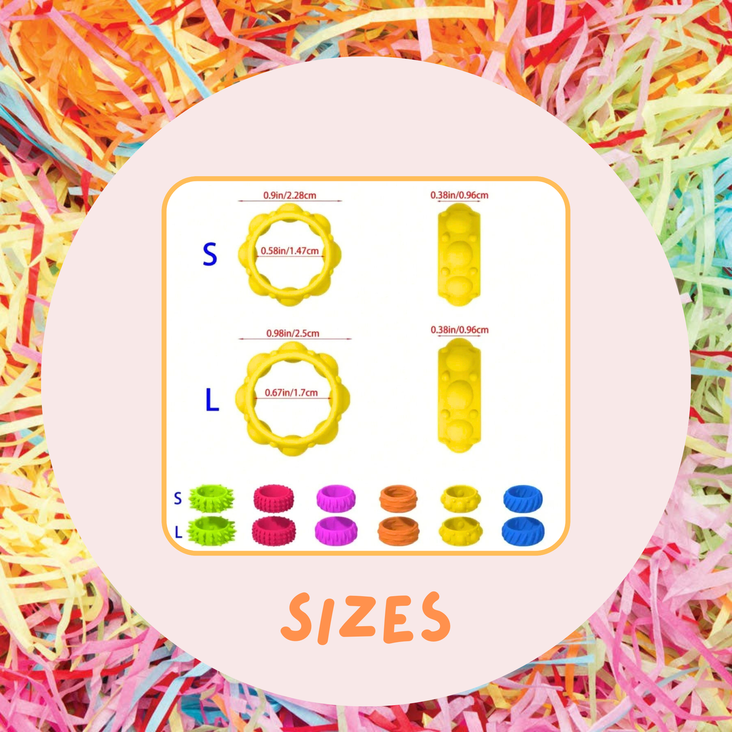 Silicone Anxiety Rings