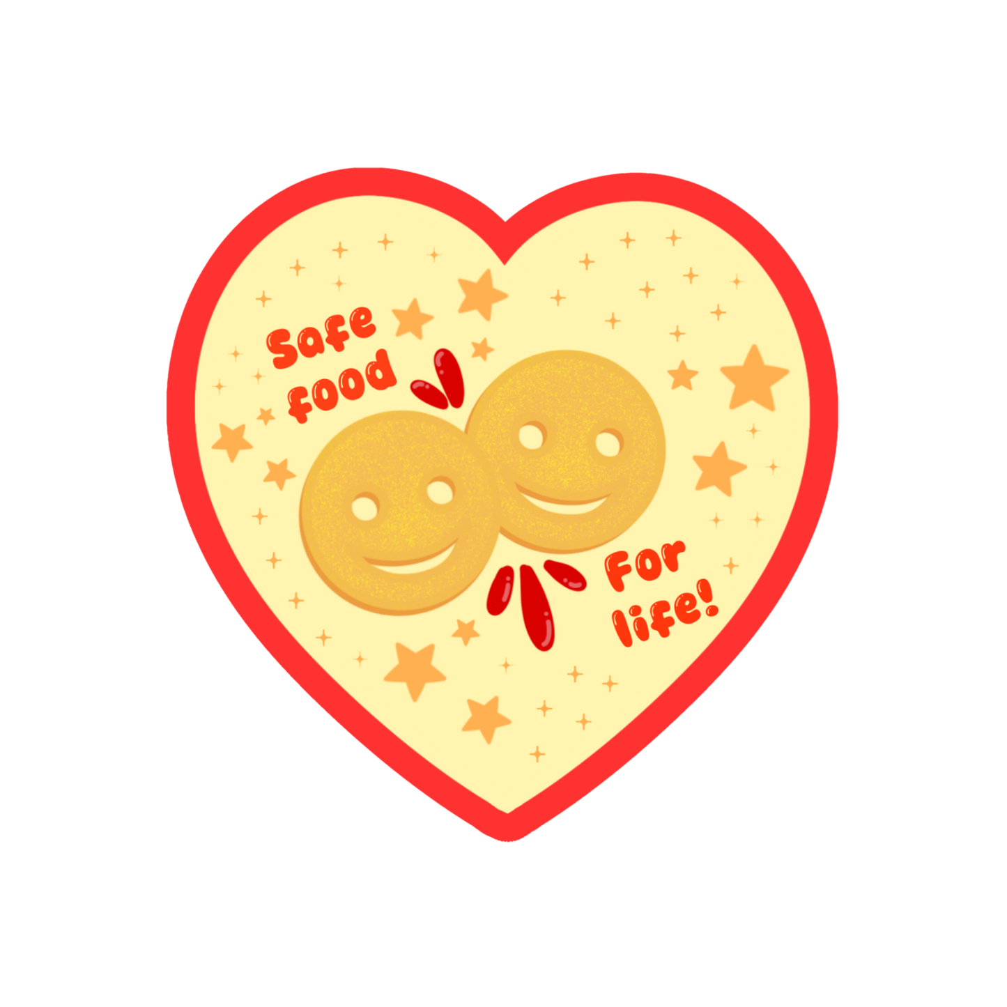 Safe Food For Life Sticker! ~ ARFID