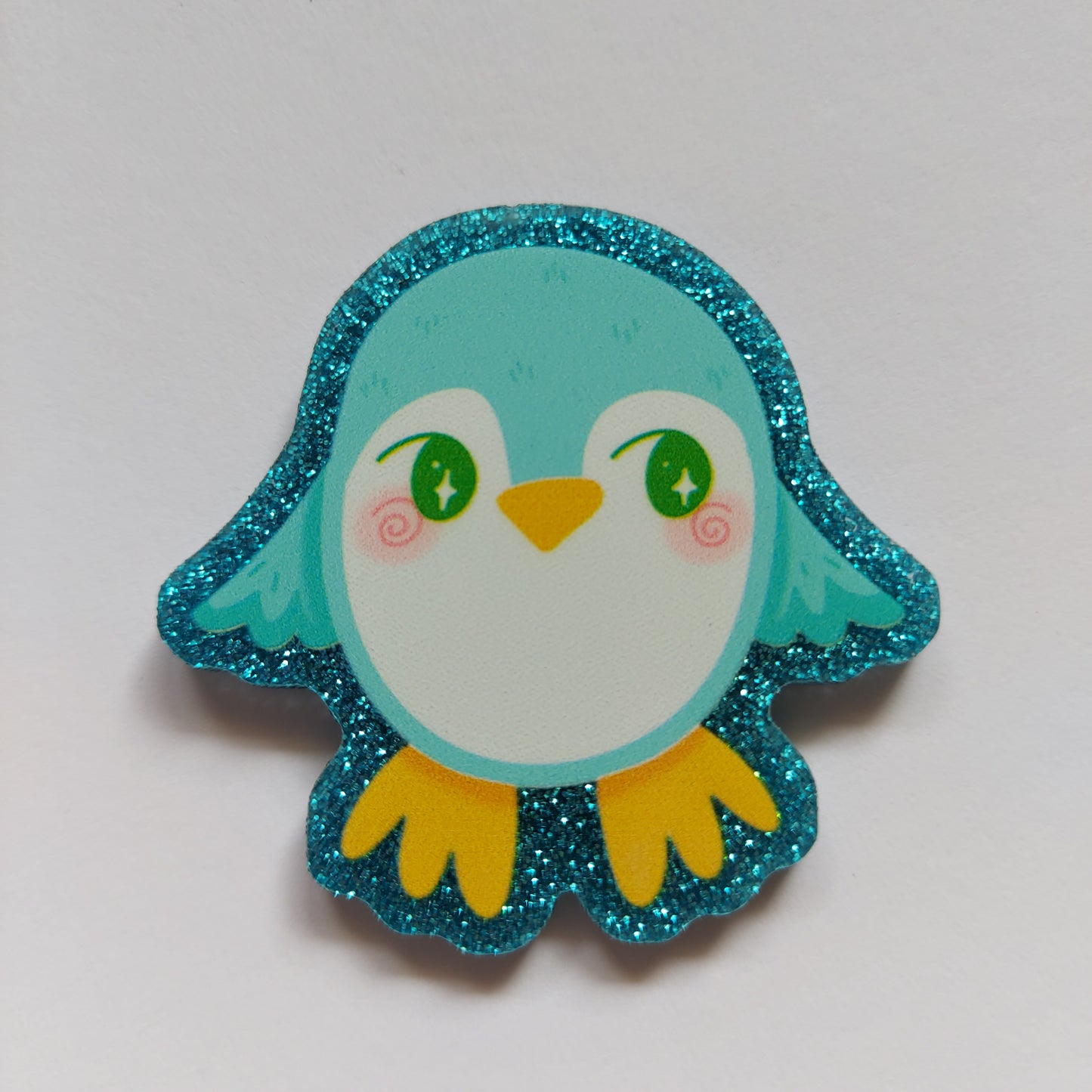 Patience the penguin pin badge!