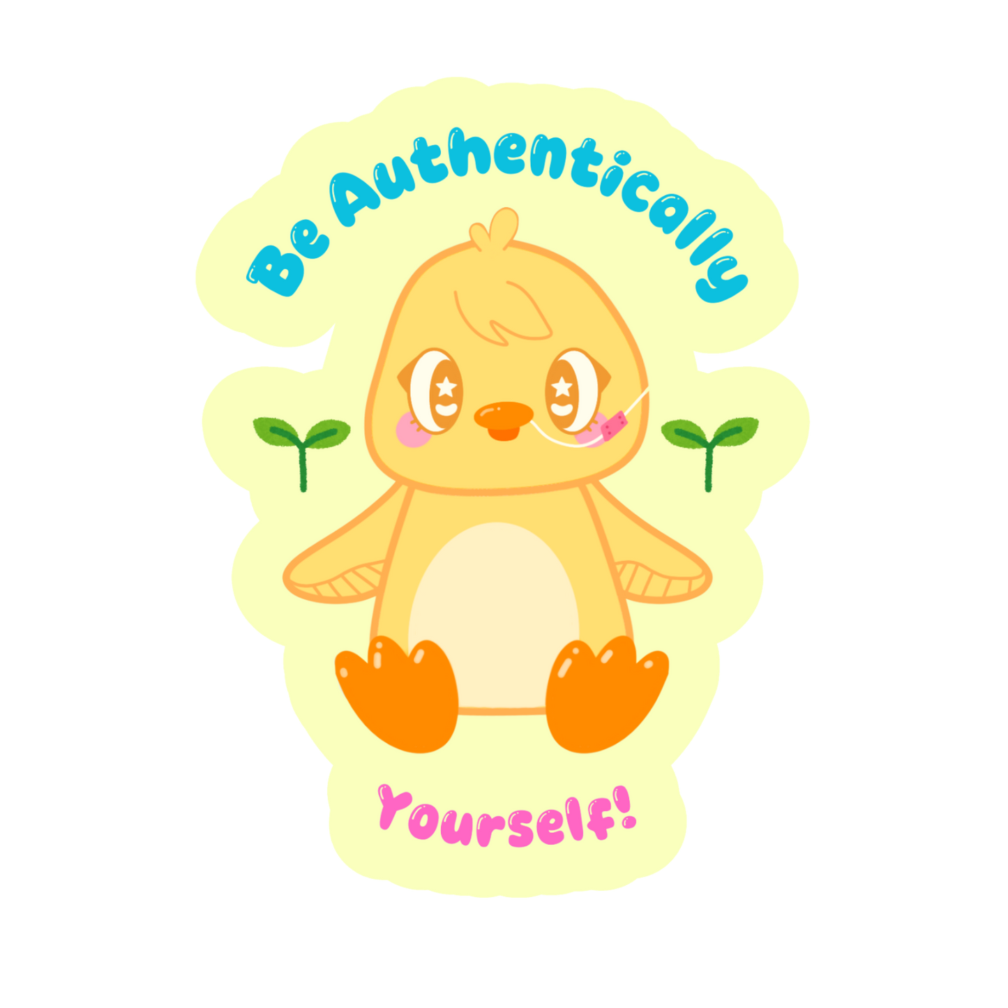 Tubie the Chick Sticker! ~ Gastroparesis