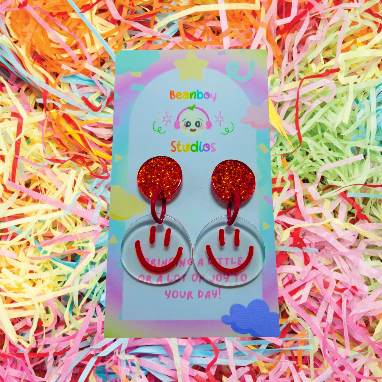 Smiley Face Earrings