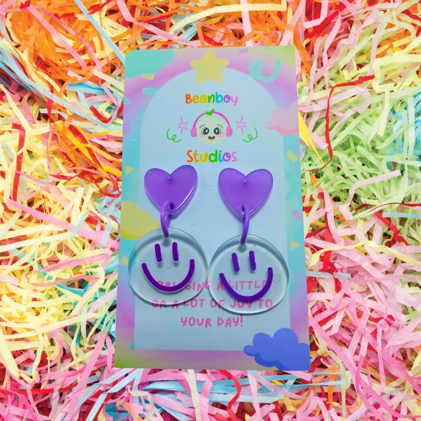 Smiley Face Earrings