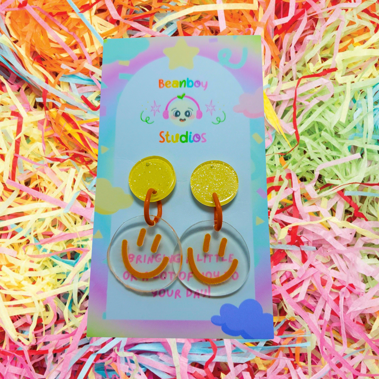 Smiley Face Earrings