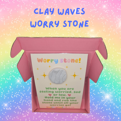 Clay Worry Stone - WAVES