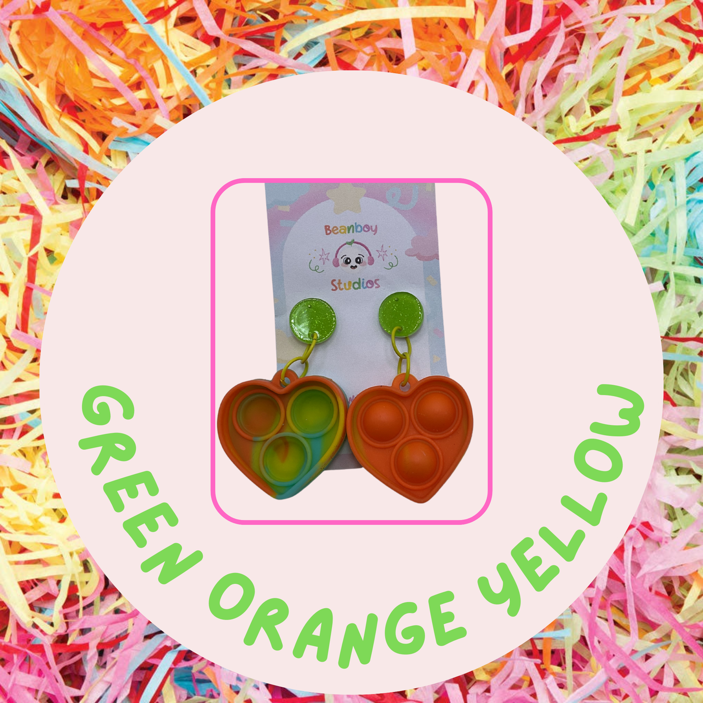 Heart Pop It Earrings