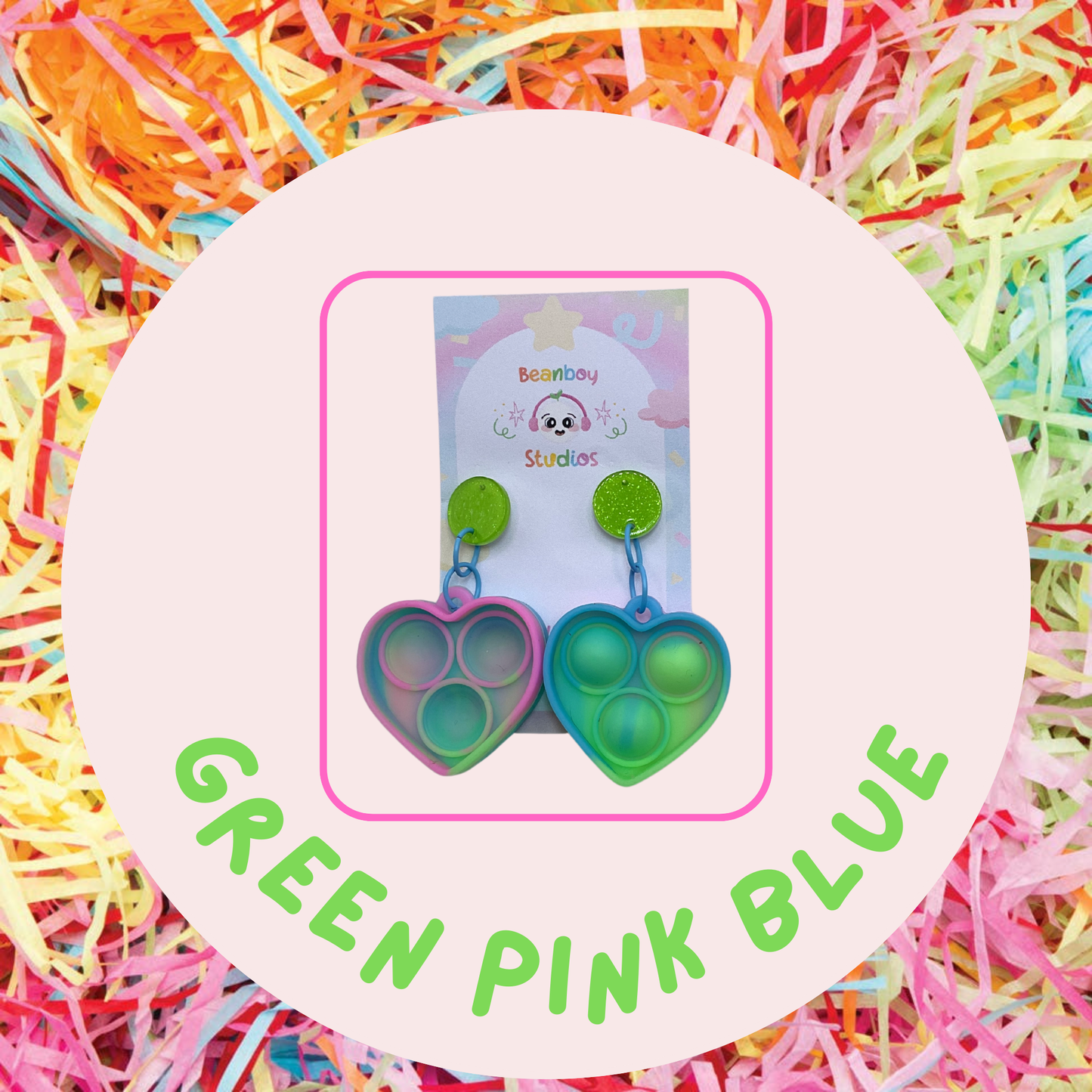 Heart Pop It Earrings