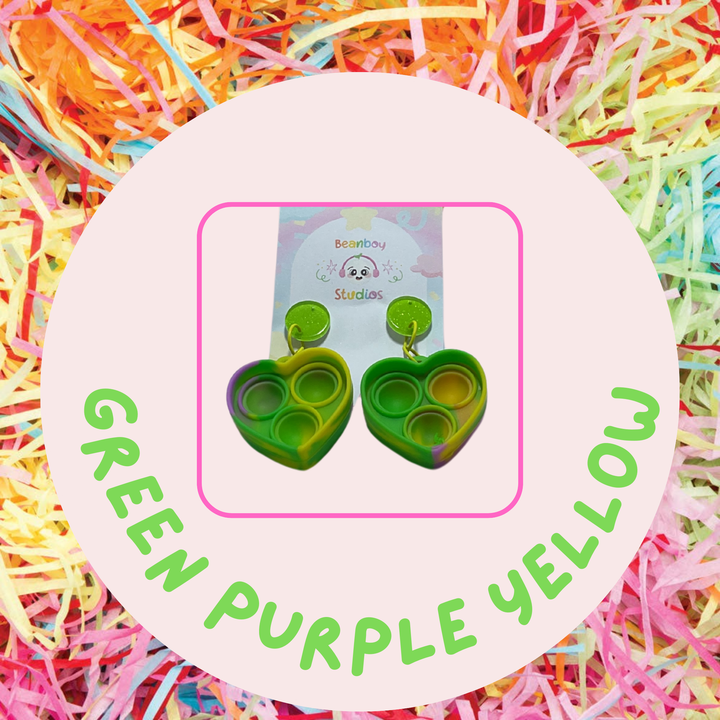 Heart Pop It Earrings
