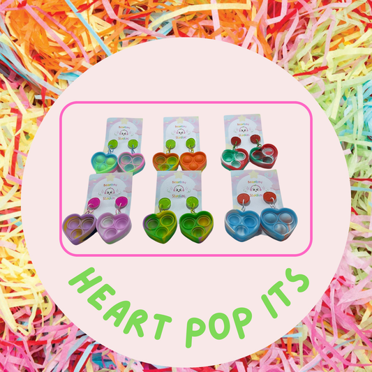 Heart Pop It Earrings