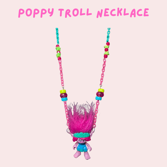 Poppy Troll Necklace