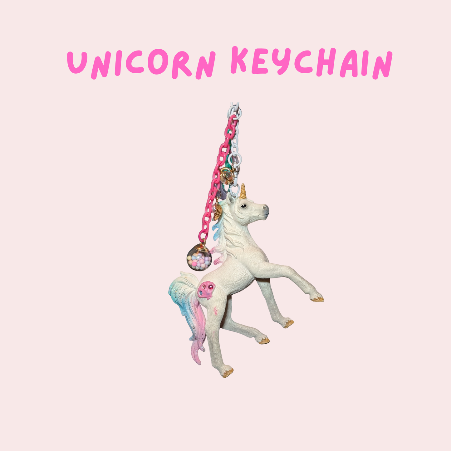 Unicorn keychain