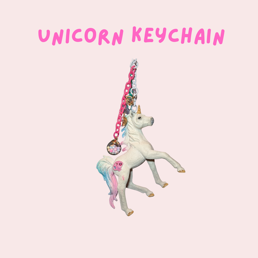 Unicorn keychain