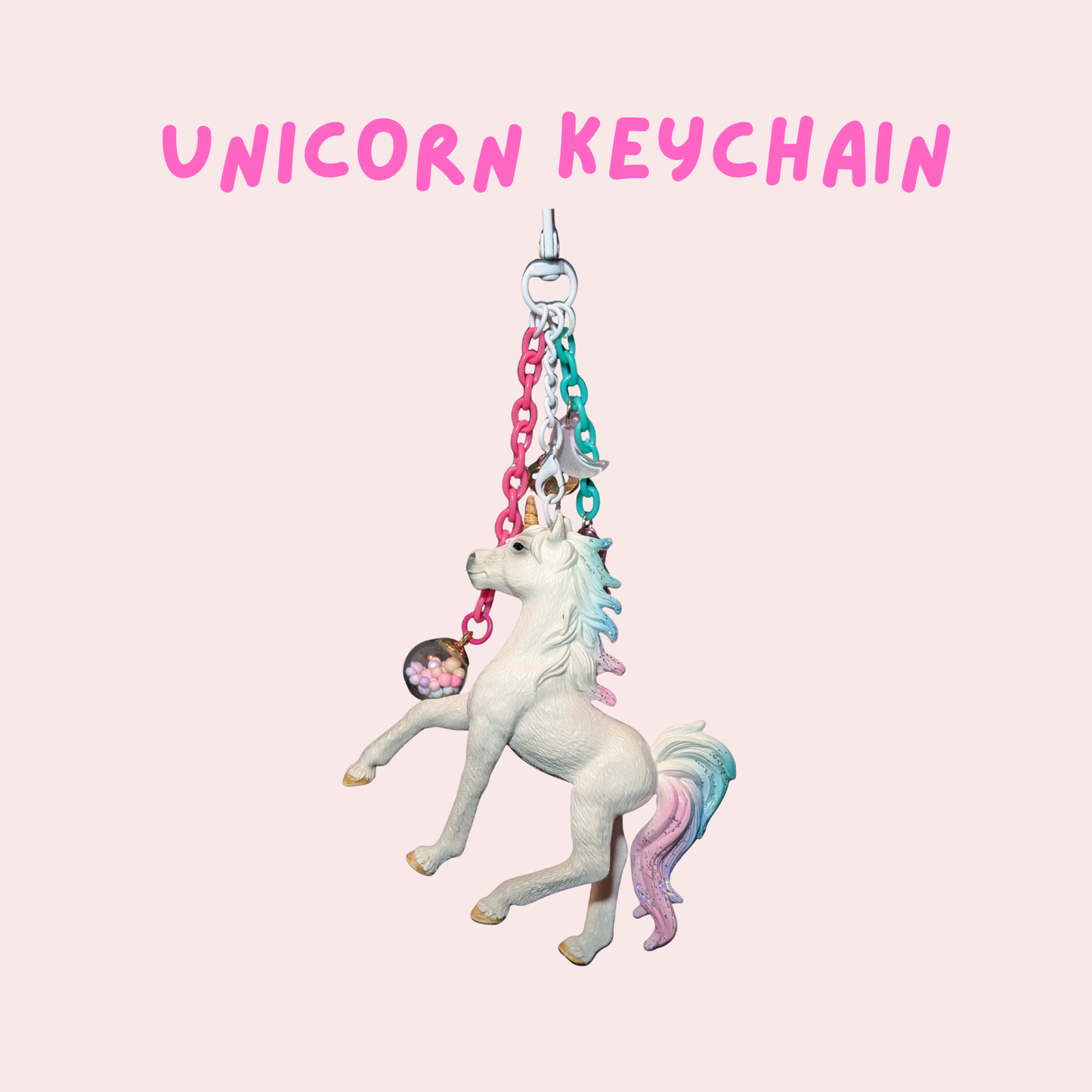 Unicorn keychain