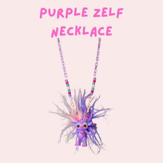 Purple Zelf necklace