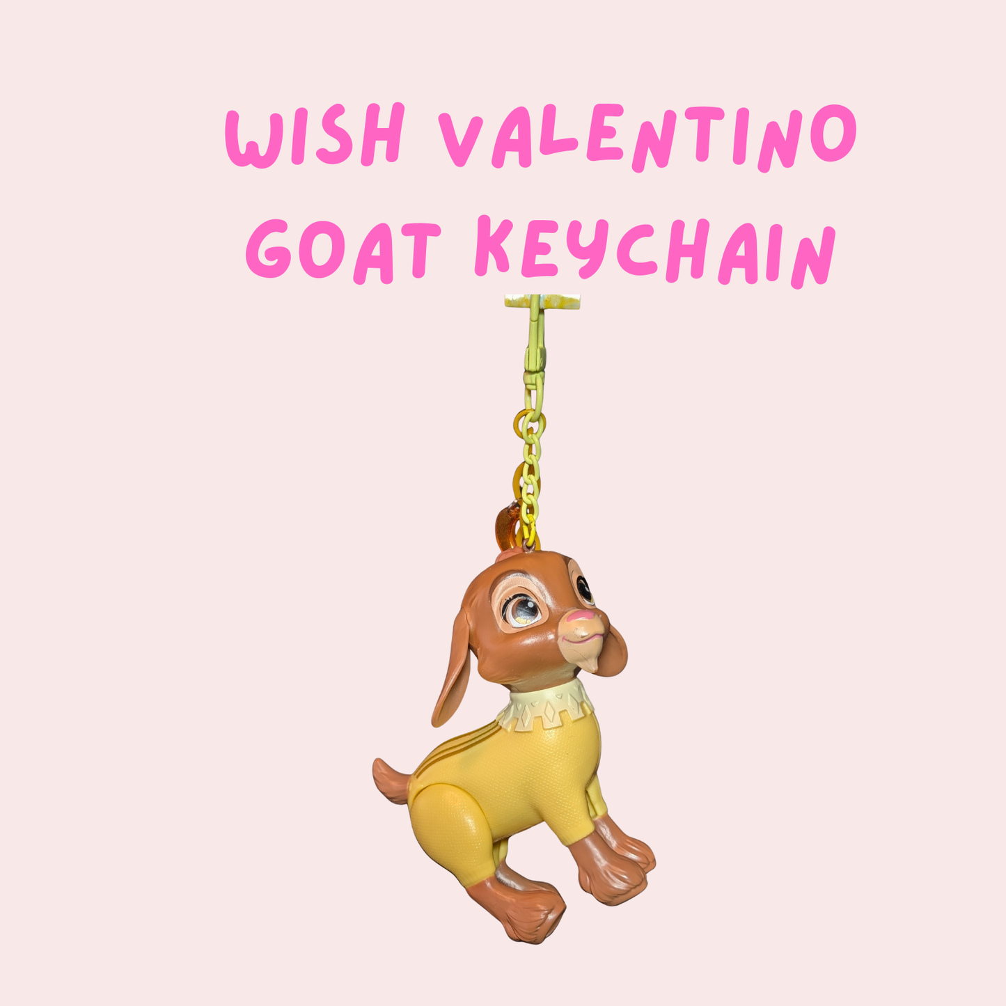 Wish Valentino Goat Keychain