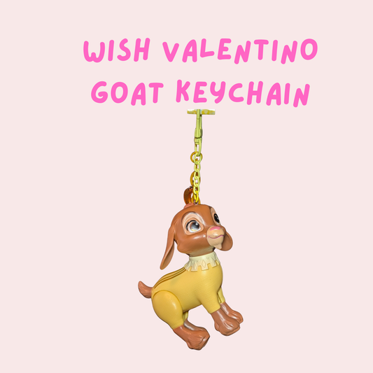 Wish Valentino Goat Keychain