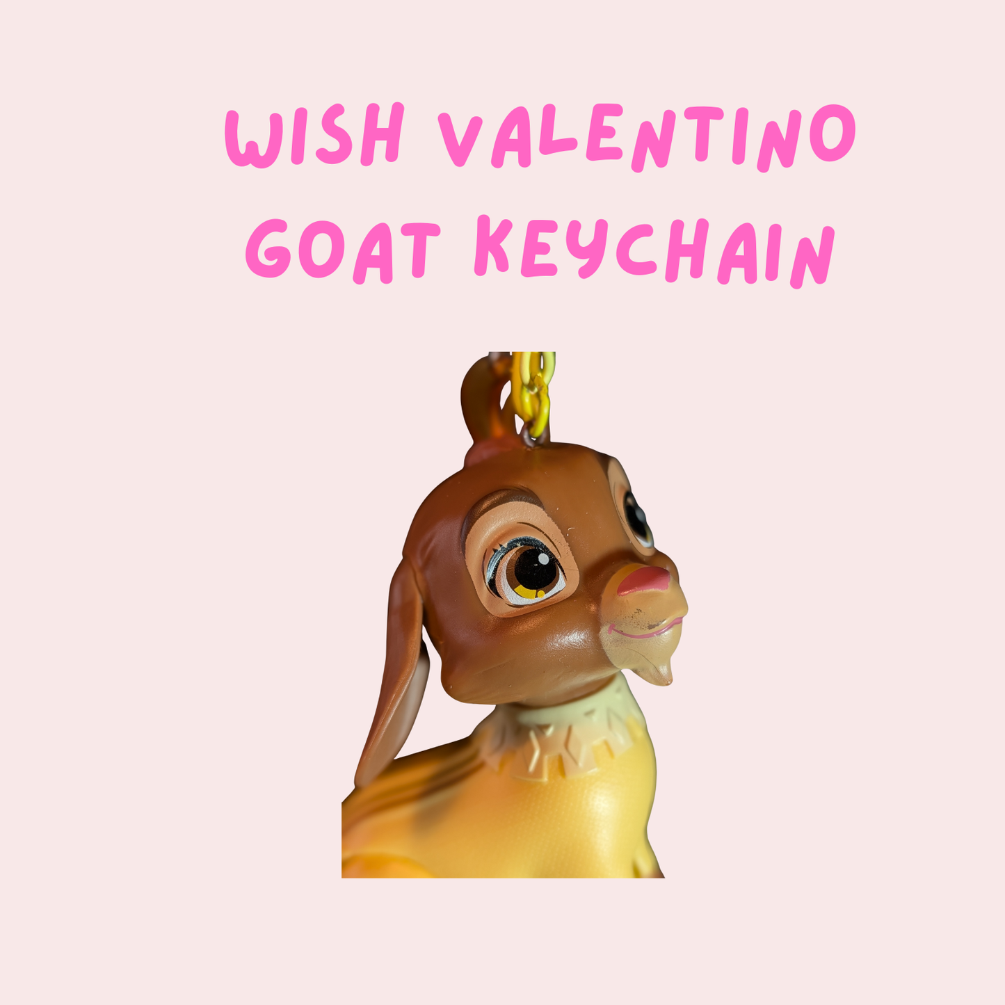 Wish Valentino Goat Keychain