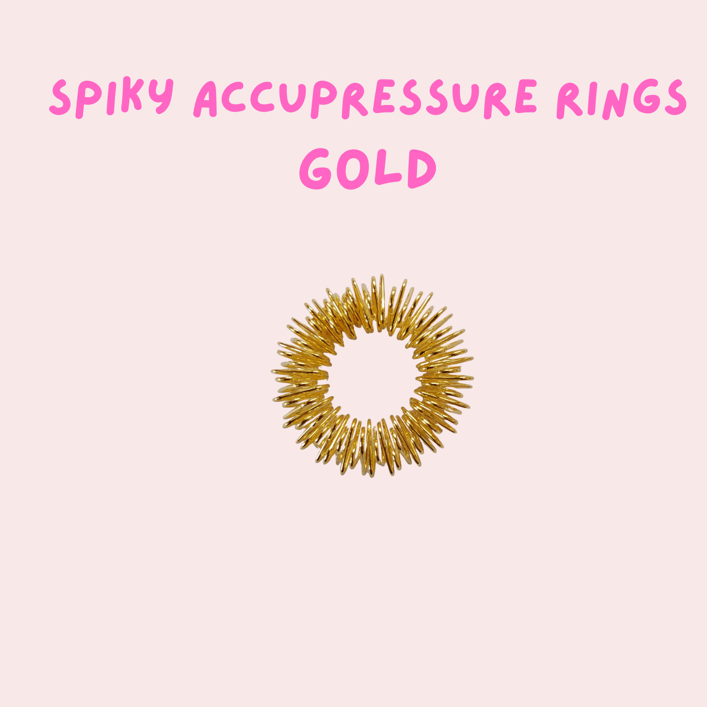 Spiky Sensory Acupressure Anxiety Rings
