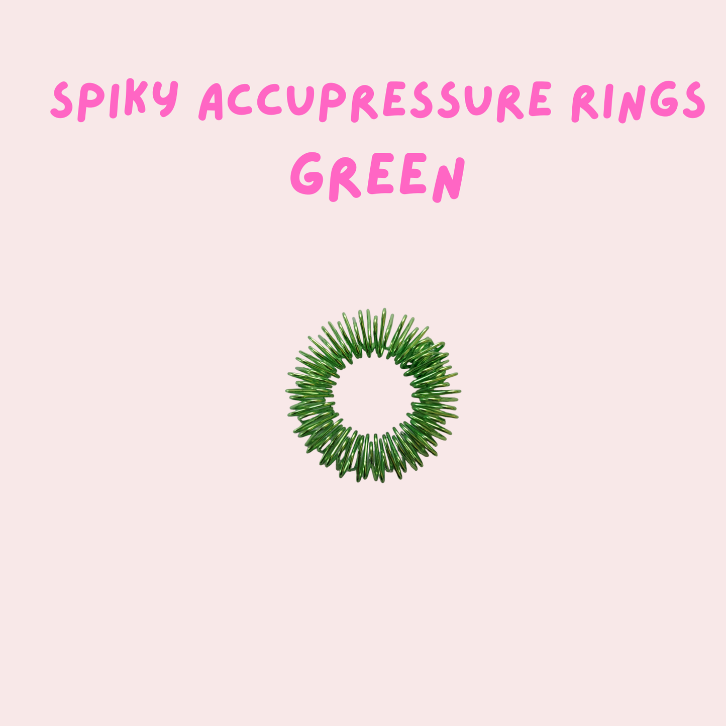 Spiky Sensory Acupressure Anxiety Rings