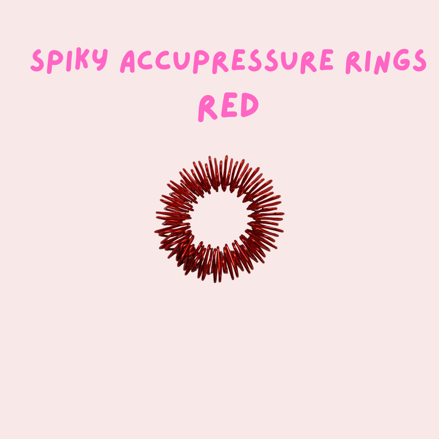Spiky Sensory Acupressure Anxiety Rings