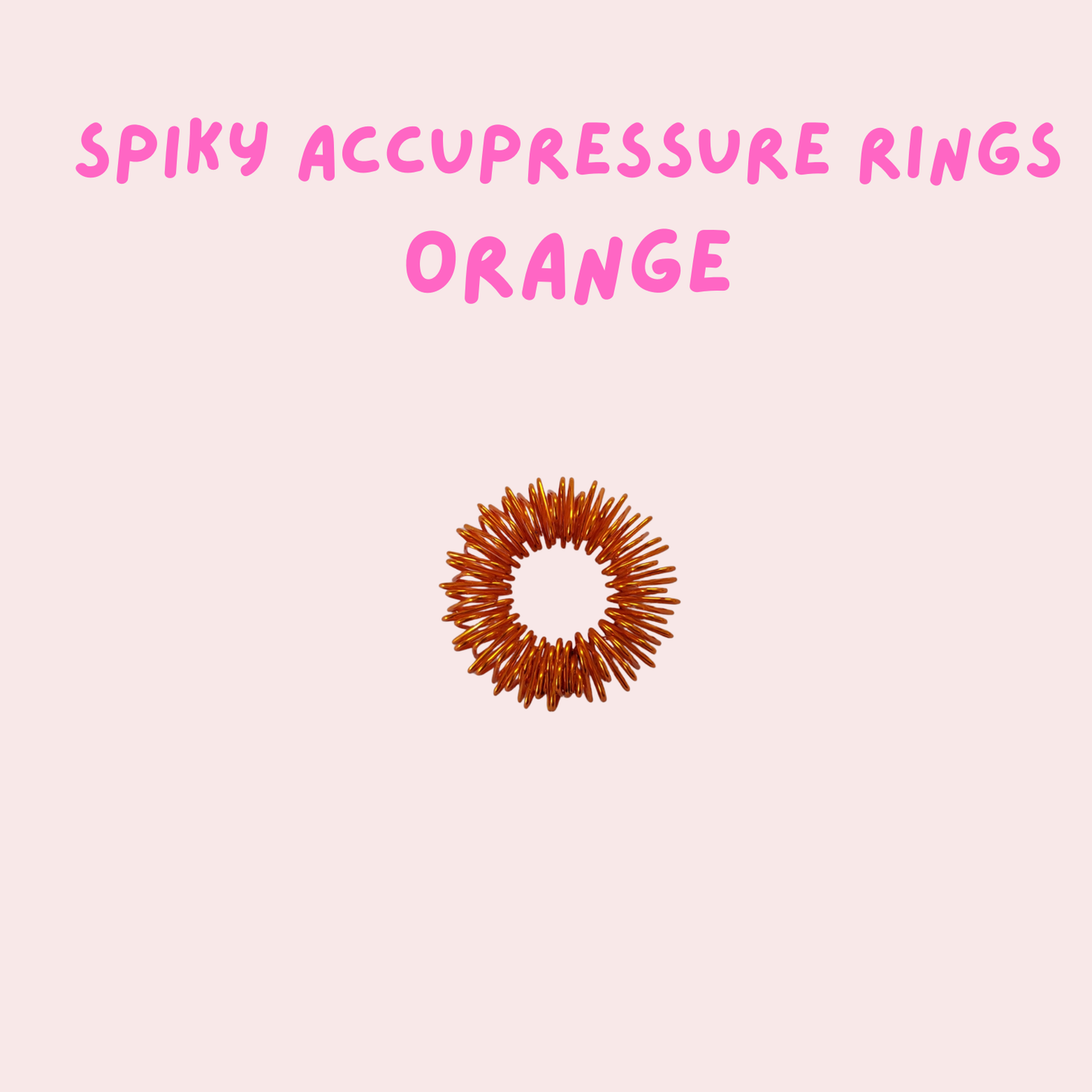 Spiky Sensory Acupressure Anxiety Rings