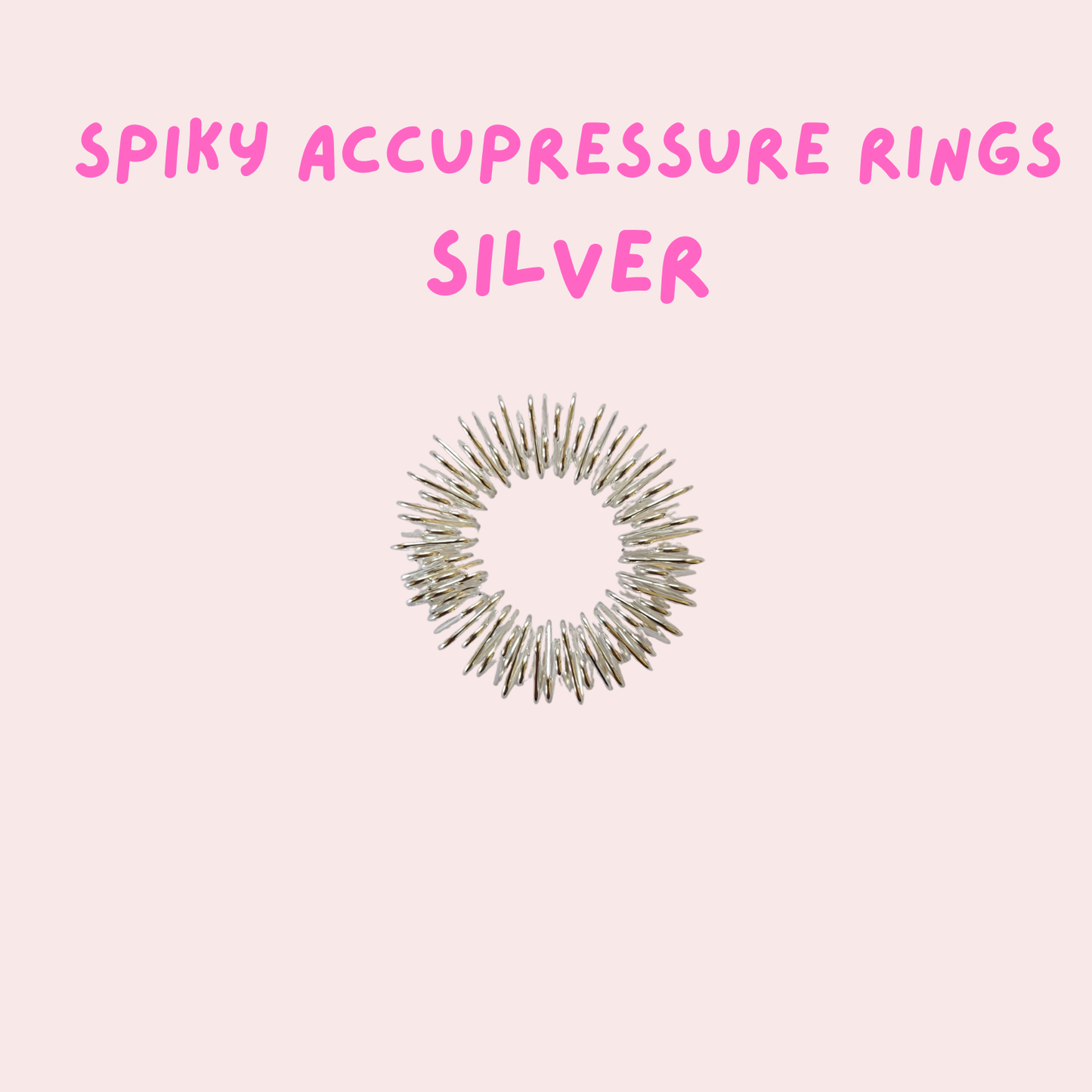 Spiky Sensory Acupressure Anxiety Rings