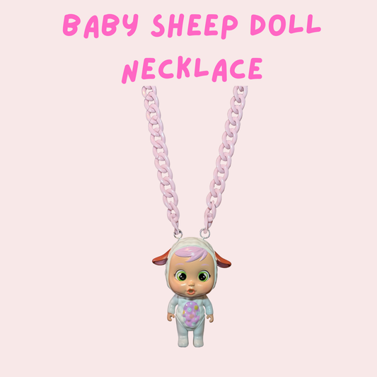 Baby Sheep Doll Necklace