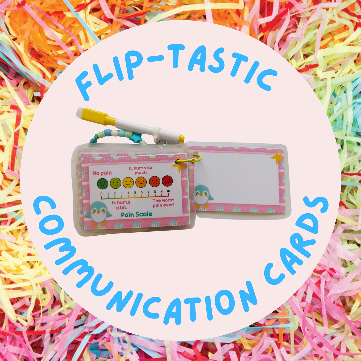 Flip Tastic Penguin Communication Cards