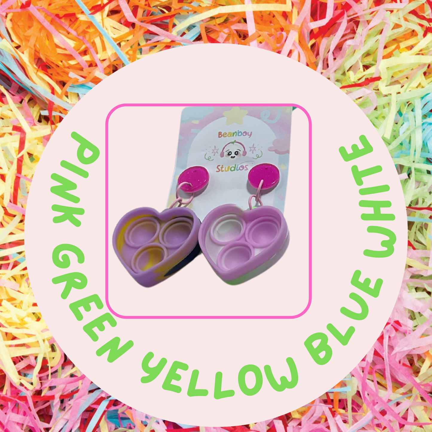 Heart Pop It Earrings