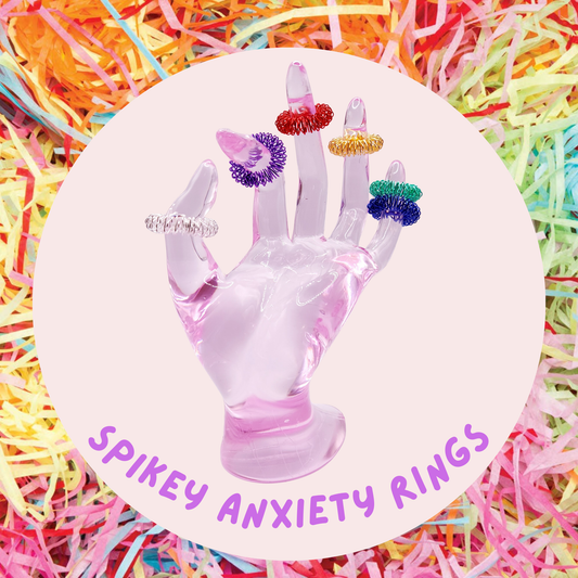 Spiky Sensory Anxiety Rings
