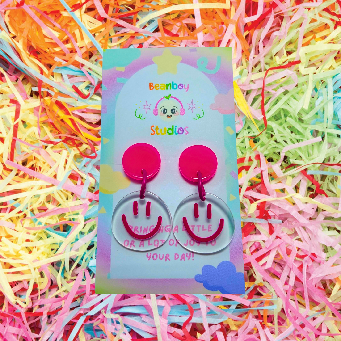 Smiley Face Earrings