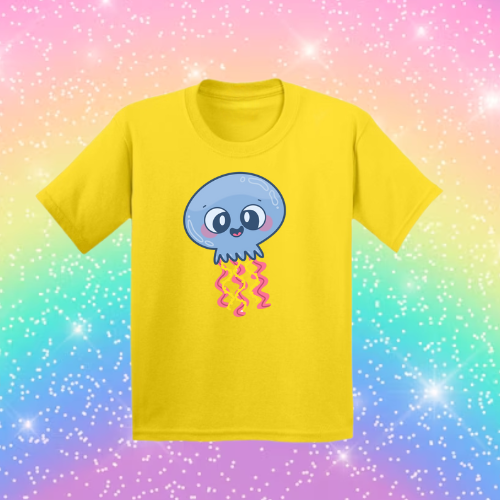 Jitters The Jellyfish! - Sensory Friendly Inclusive T- Shirt