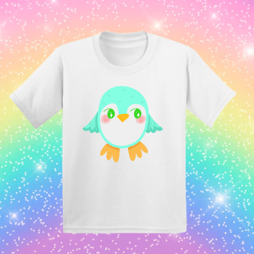 Patience The Penguin! - Sensory Friendly Inclusive T- Shirt