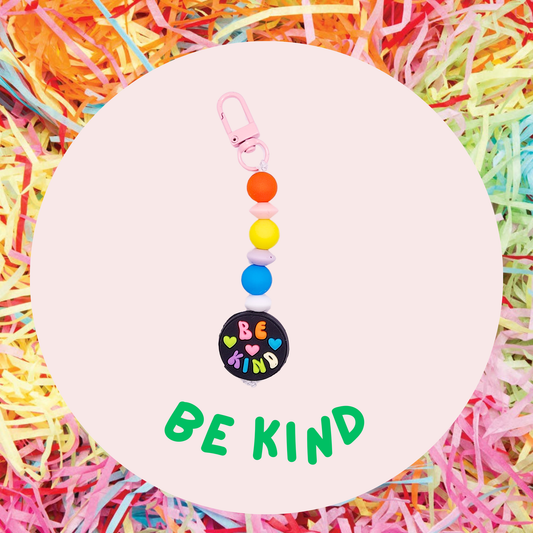 Be kind silicone keychain