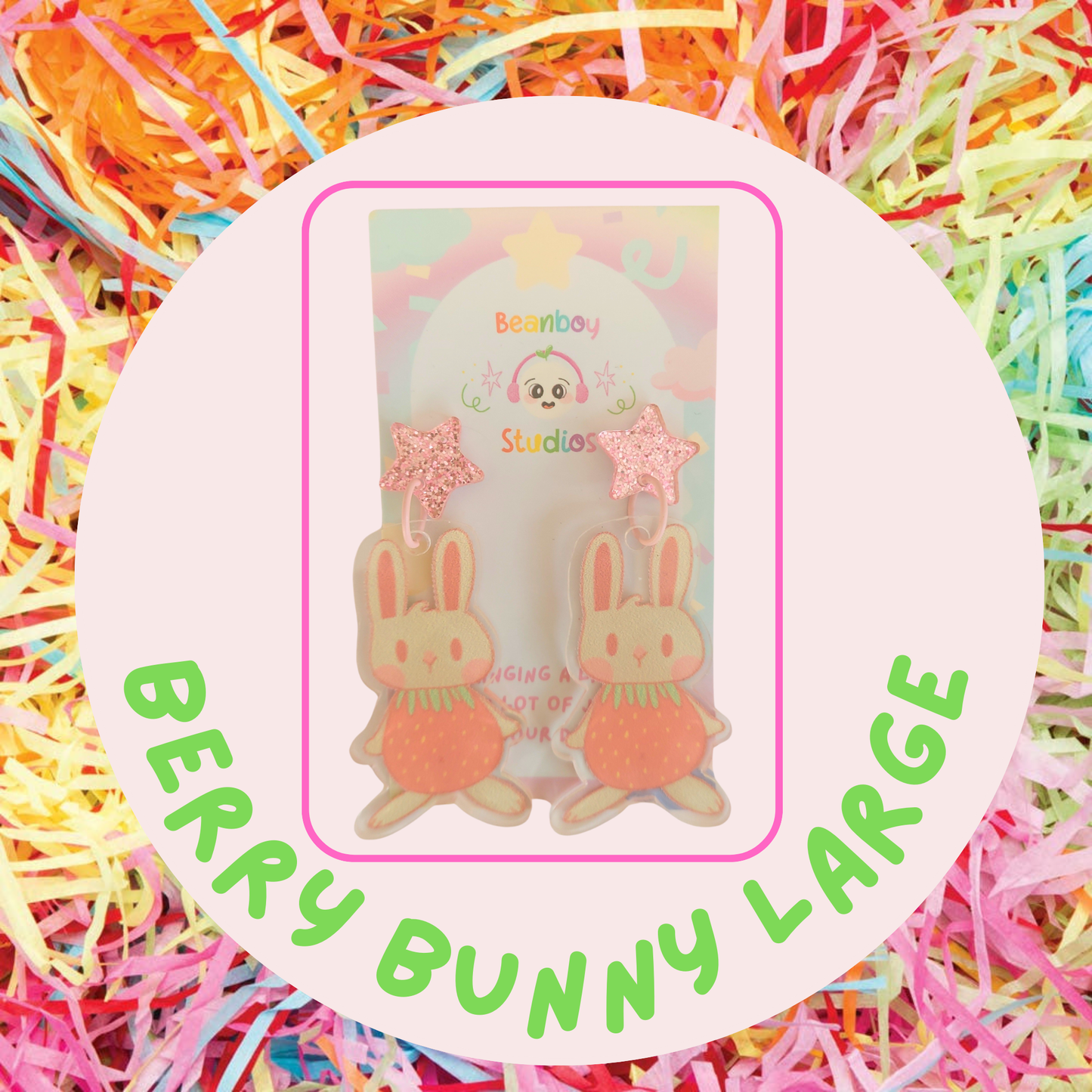 Berry Bunny Earrings
