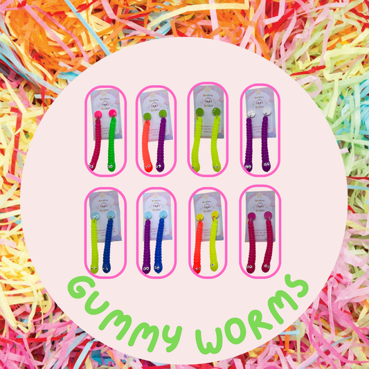Gummy Worm Earrings