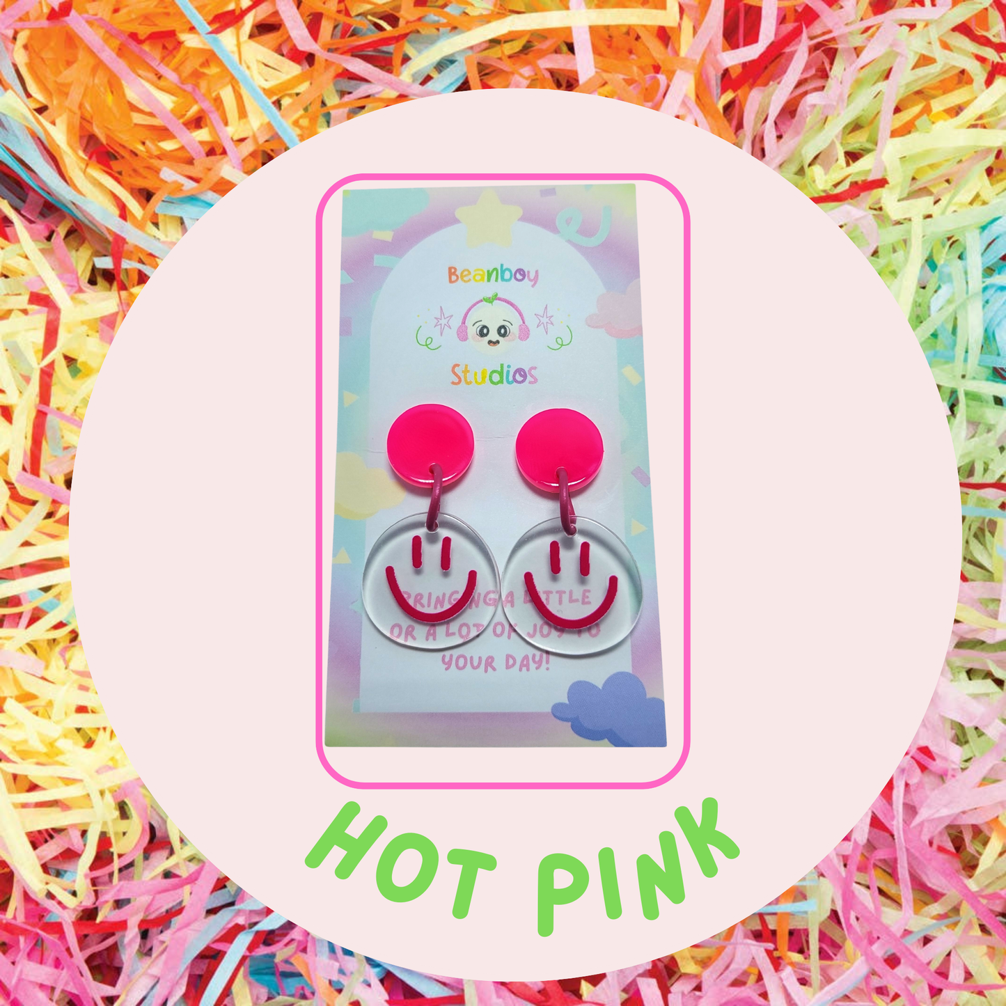 Smiley Face Earrings