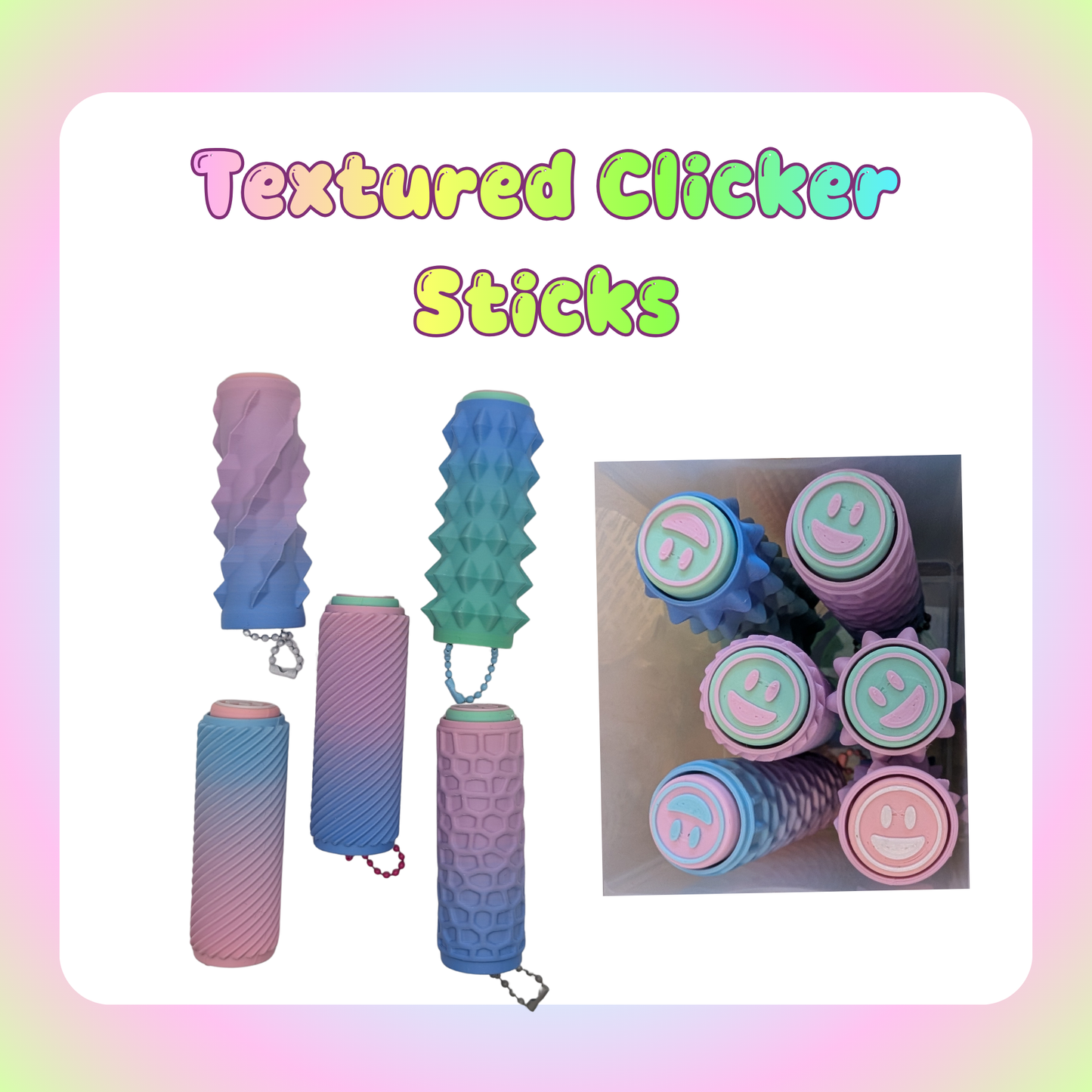 Textured Clicker Sticks