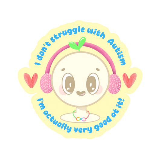Beanboy Autistic Sticker! ~ Autism