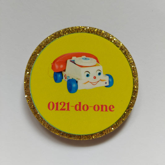 0121-do-one pin badge!