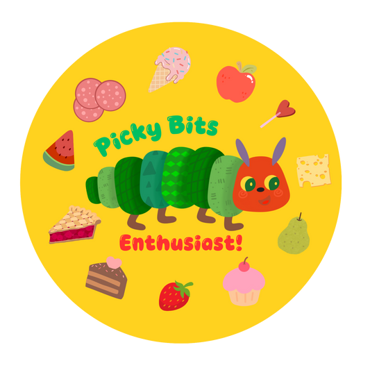 Crunch the Caterpillar Picky Bits Sticker! ~ ARFID