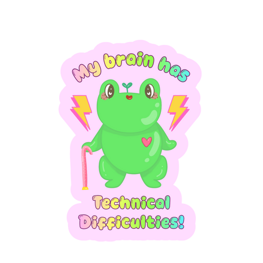 Flop the Frog Sticker! ~ FND