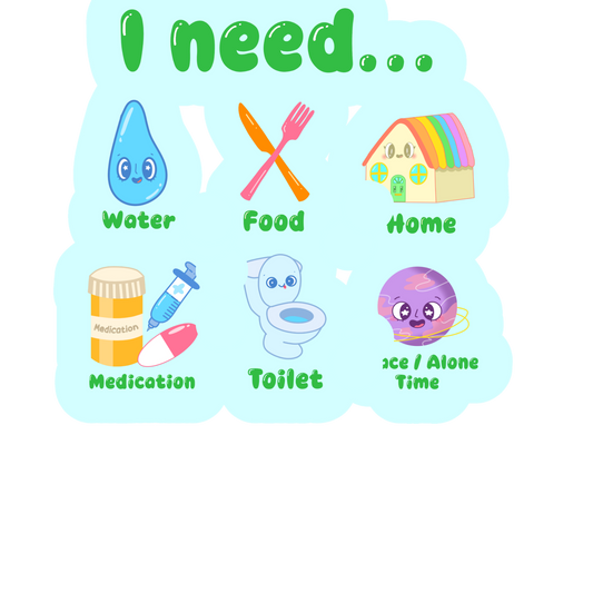 I Need - Communication Sticker!